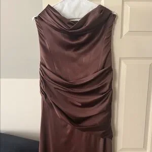 Babyboo Fashion Dresses | Sophisticated Sleeveless Brown Maxi Dress | Color: Brown | Size: Xl | Madisonpaiter's Closet
